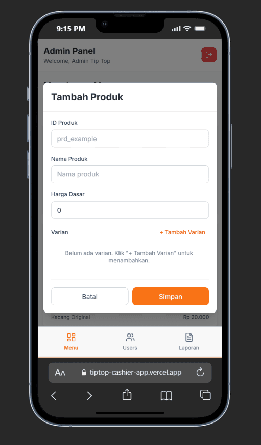 Aplikasi Kasir Web Modern - Image 2