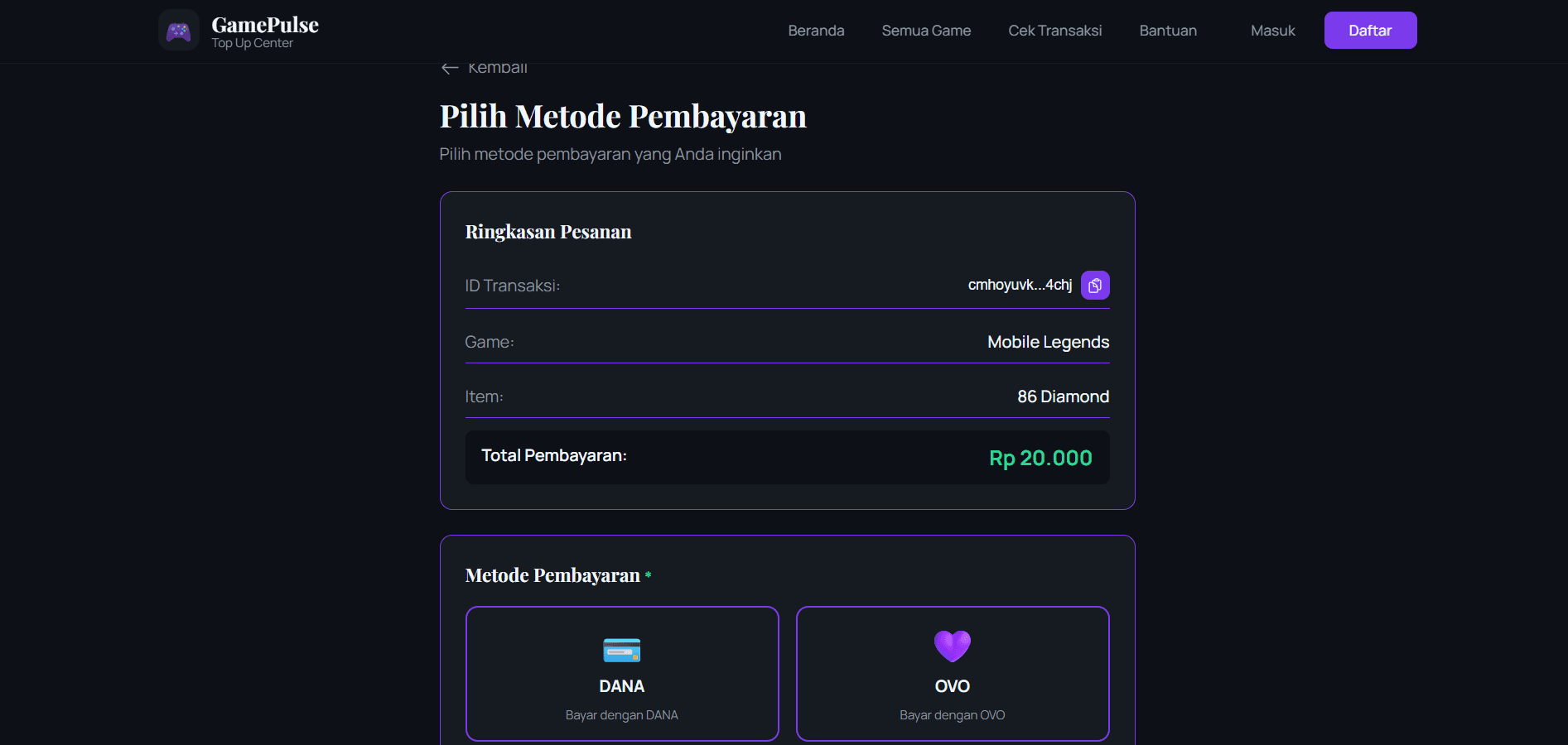 Website Top-Up Game - Image 3